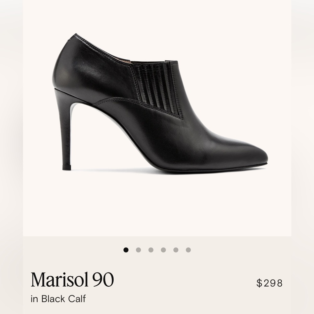 Black Stiletto Heels with Pointed Toe and Sock-Like Fit